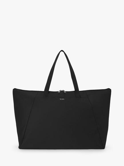 Tumi Just In Case Tote Foldable Tote Bag, Black/Gunmetal