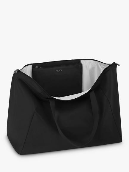 Tumi Just In Case Tote Foldable Tote Bag - view 2, Black/Gunmetal