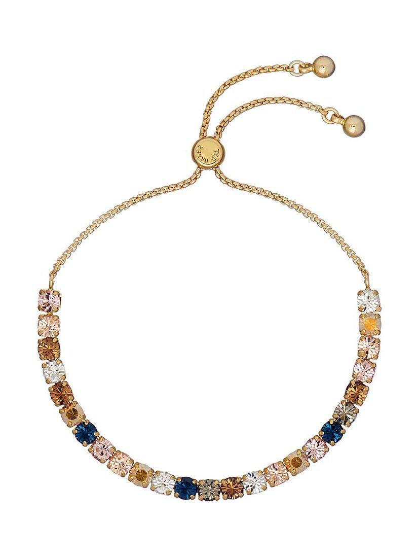 Ted Baker Melrah Crystal Tennis Bracelet, Gold/Midnight