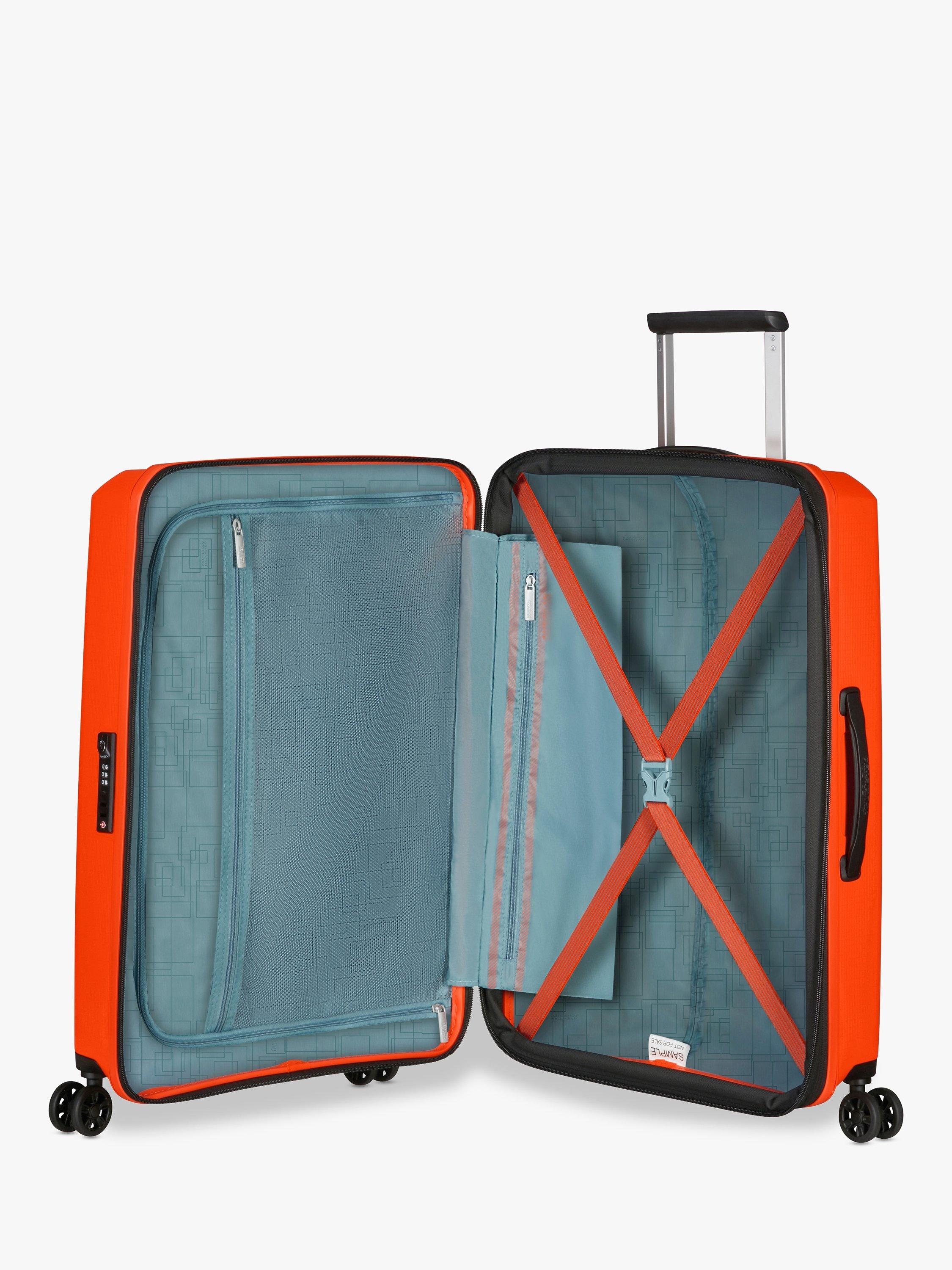 Orange suitcase clearance