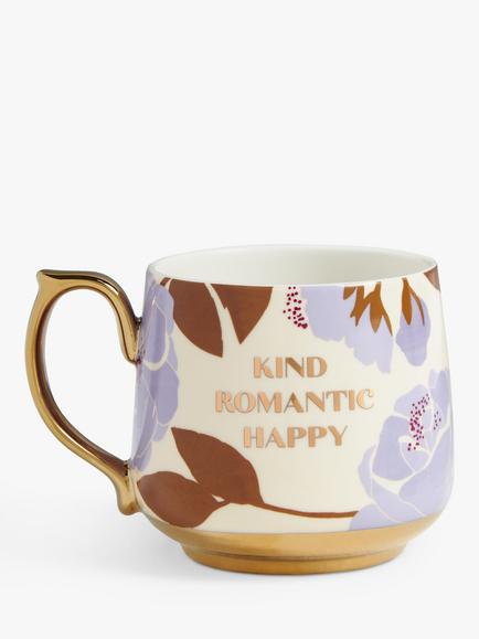 John Lewis Birthday Flower Fine China Mug, 434ml - view 2, June