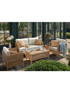 Laura Ashley Vilamoura 4-Seater Garden Lounge Set, Canvas