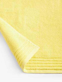John Lewis Micro-Fresh Ultra Soft Cotton Towels - view 2, Sunshine Yellow