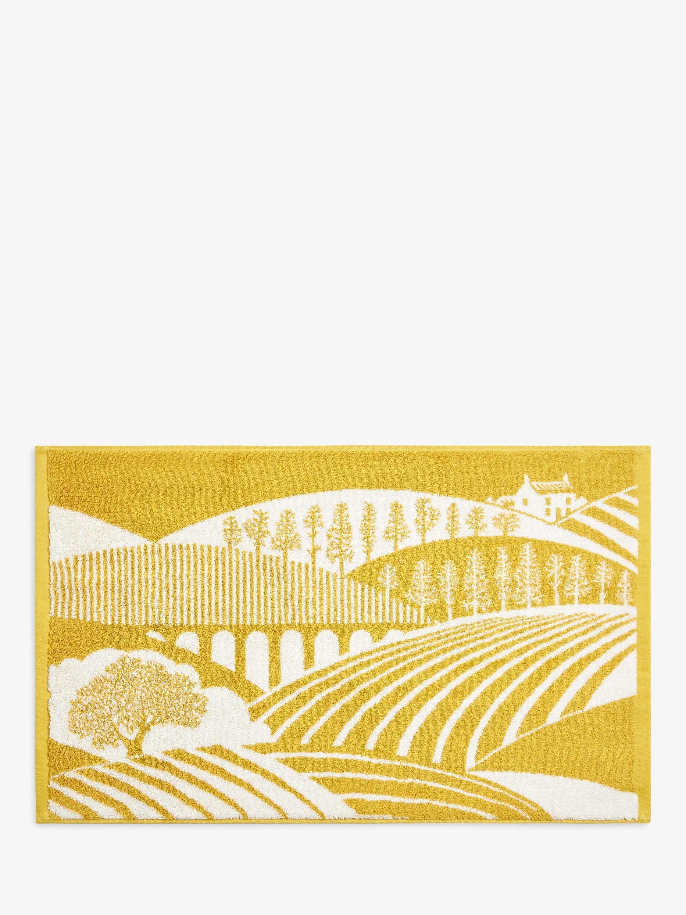 Mini Moderns Moordale Bath Mat, Mustard