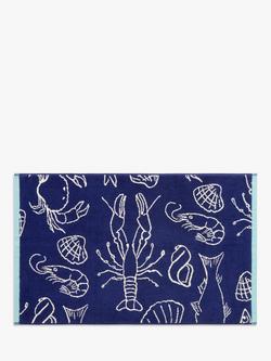 Mini Moderns Frutti di Mare Bath Mat, Midnight, Midnight