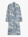 Mini Moderns Whitby Bath Robe, Washed Denim