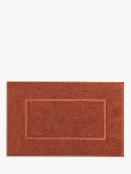 John Lewis Egyptian Cotton Bath Mat, Baked Clay