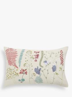 John Lewis Herbarium Rectangular Cushion, Multi, Multi