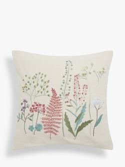 John Lewis Herbarium Square Cushion, Multi, Multi