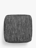 John Lewis Woven PET Bean Cube, Black