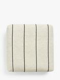 John Lewis Woven Stripe Bean Cube, Natural