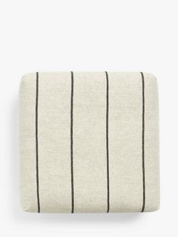 John Lewis Woven Stripe Bean Cube, Natural - view 2, Natural