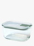 Mepal EasyClip Oven Safe Glass Storage Container, 450ml, Nordic Sage