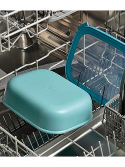 Mepal Cirqula Large Rectangular Food Storage Bowl, 2L - view 2, Nordic Sage