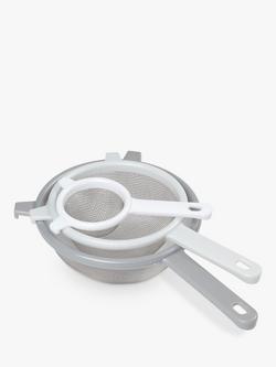 Tala Kitchen Sieves, Set of 3, Grey, Grey