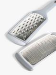 John Lewis Hand-Held Grater & Zester, Set of 2, Grey