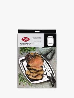 Tala Performance Stainless Steel Carving Tray, 35cm