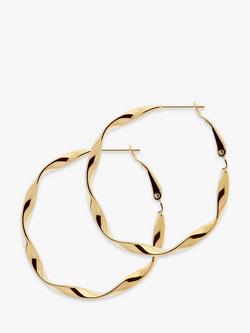 Melissa Odabash Twist Hoop Earrings, Gold, Gold
