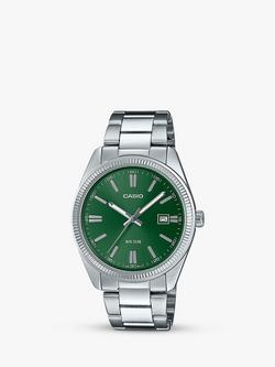 Casio Unisex Vintage Analogue Display Bracelet Strap Watch, Silver