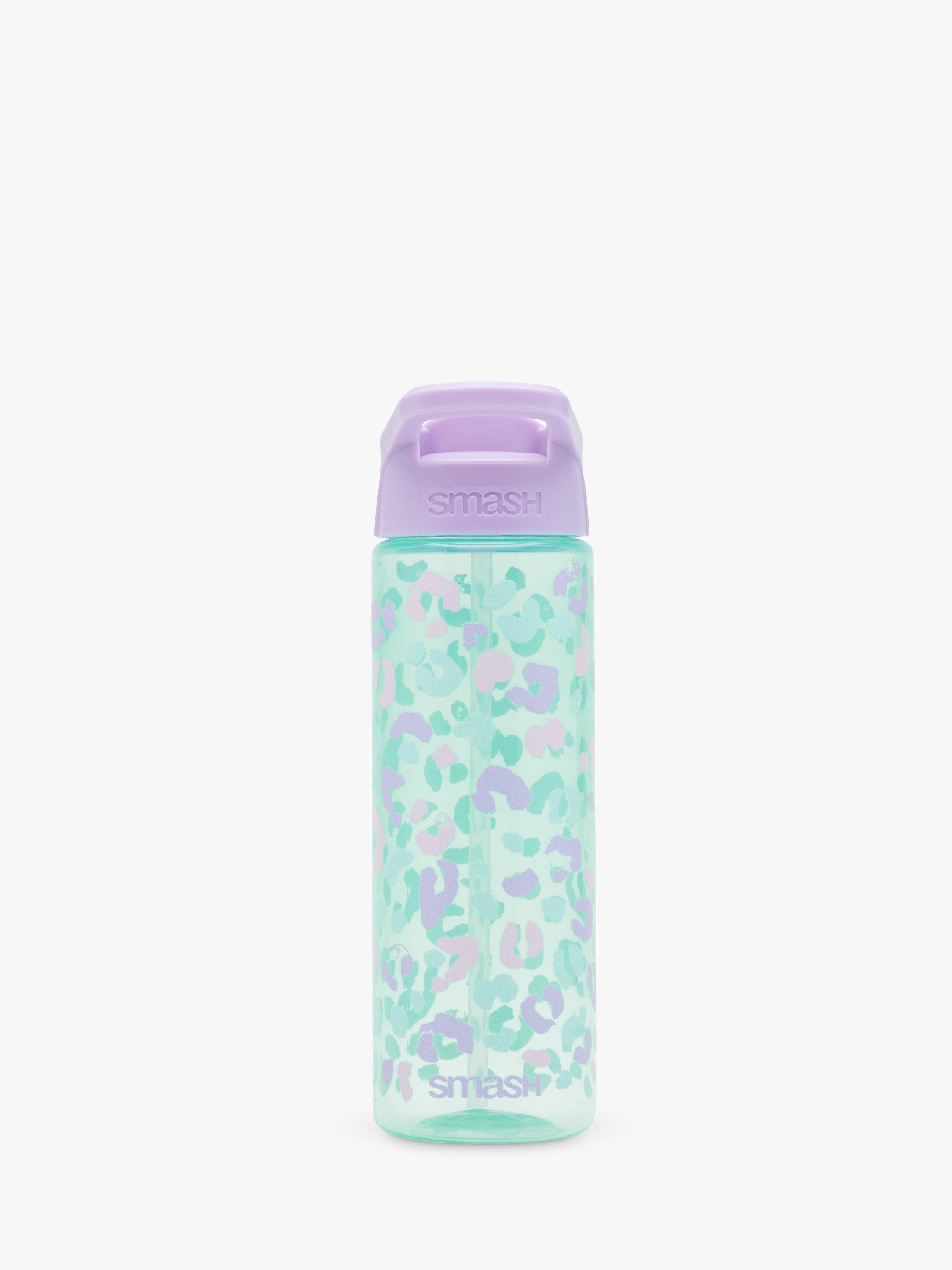 Smash Fashion Leopard Drinks Bottle, 700ml, Blue/Purple