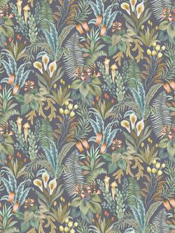 Osborne & Little Calla Lily Wallpaper, Midnight