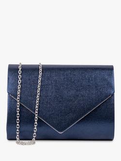 Paradox London Darcy Simmer Clutch Bag, Navy