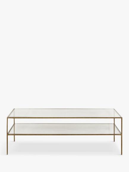 Nkuku Nakuru Coffee Table, Brass - view 2, Brass