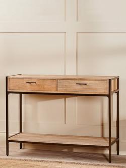 nkuku Dasai Console Table, Natural