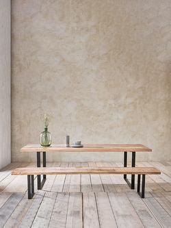 nkuku Fia Small Bench, Natural, L180cm, Natural