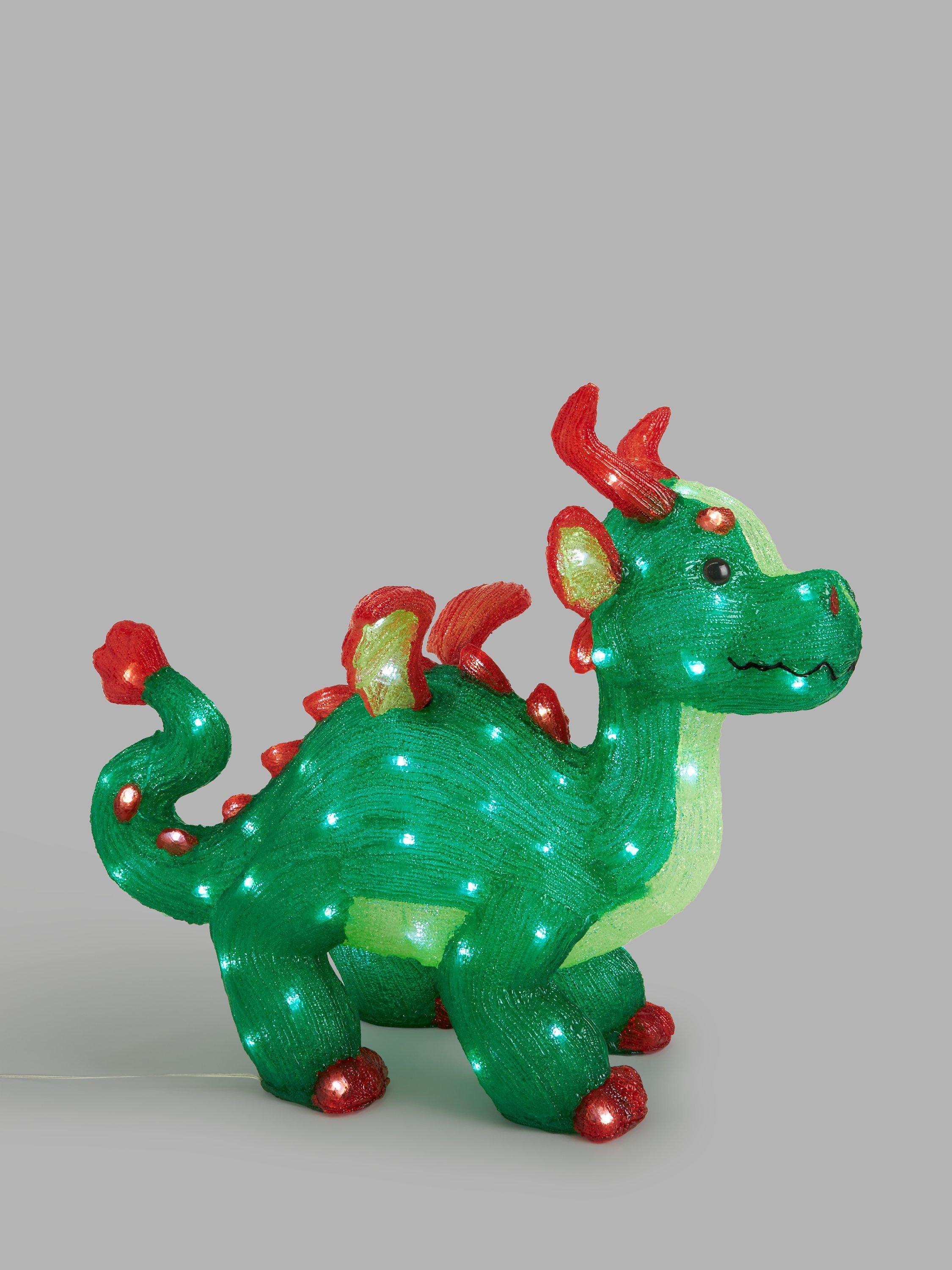 John Lewis 100 LED Acrylic Dragon Lit Figure