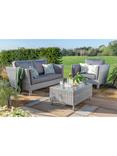 Daro Byron 3-Seater Garden Lounge Set, Grey Tissé/Sylvie