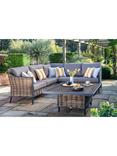 Daro Langley 4-Seater Corner Garden Lounge/Casual Dining Set, Black