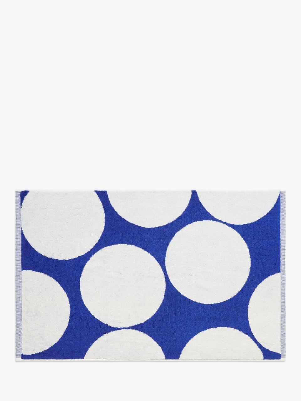 John Lewis ANYDAY Spot Bath Mat, Cobalt
