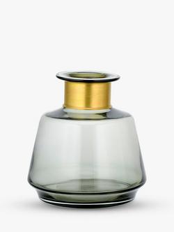 nkuku Miza Vase, H20.5cm, Smoke