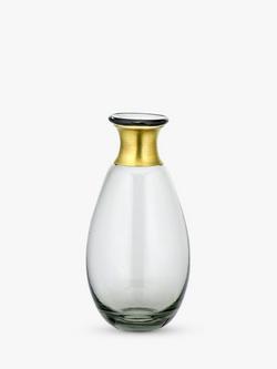 nkuku Miza Glass Vase, Large, Smoke