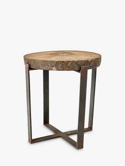 Nkuku Chakala Side Table - view 2, Natural
