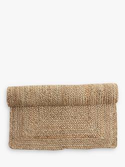 nkuku Hemp Textured Rug, Natural, L300 x W200 cm - view 2, Natural