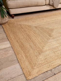 nkuku Hemp Textured Rug, Natural, L300 x W200 cm, Natural