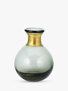 Nkuku Miza Vase, H11cm, Smoke