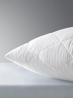 John Lewis Waterproof Quilted Standard Pillow Protector - view 2, White