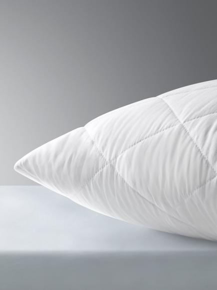 John Lewis Waterproof Quilted Standard Pillow Protector - view 2, White