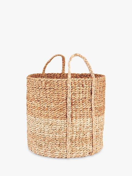 nkuku Nkomi Woven Basket - view 2, Natural