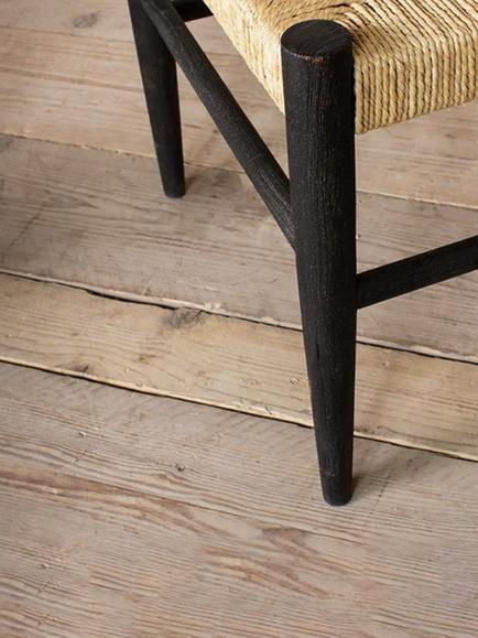 nkuku Lohanda Dining Chair, Black/Natural - view 2, Black/Natural