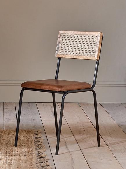 nkuku Iswa Dining Chair, Natural/Tan