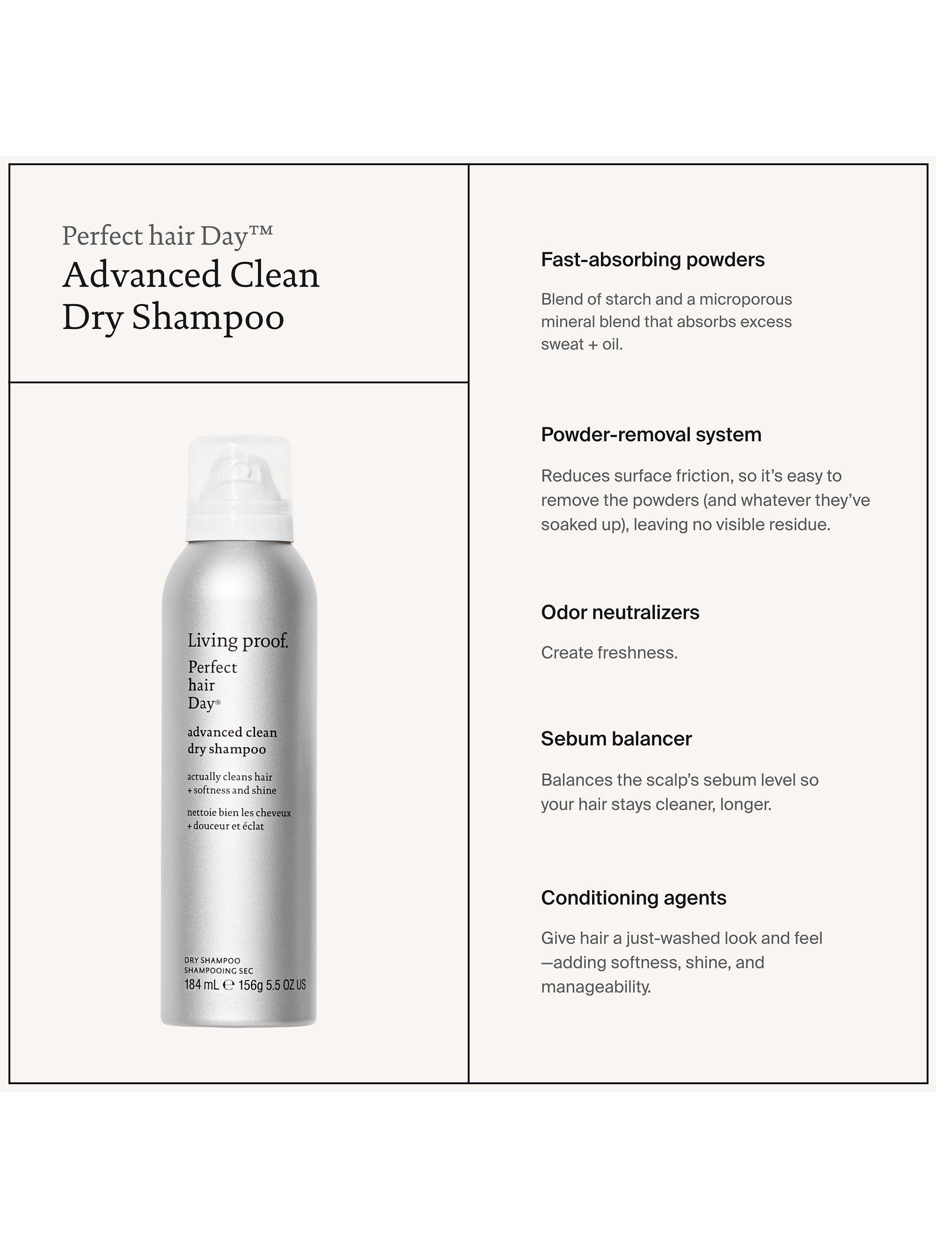 Living Proof Perfect Hair Day Advanced Clean Dry Shampoo, 355ml