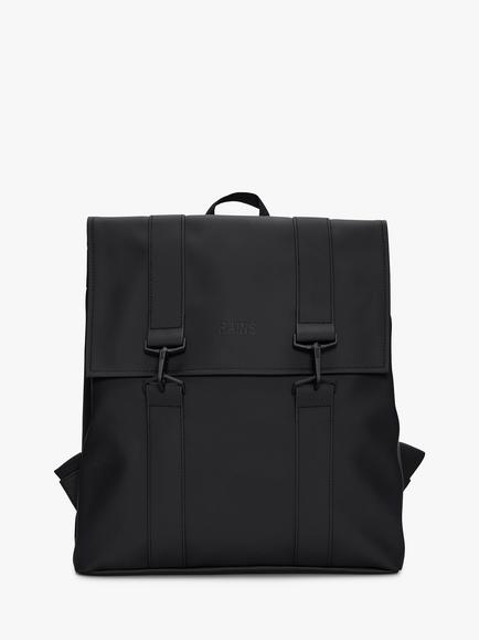 Rains MSN Water Resistant Backpack, 01 Black