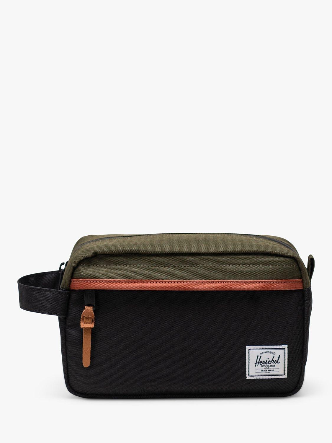 Herschel Supply Co. Chapter Waterproof Travel Essentials Kit, Black/Green/Charcoal