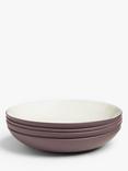 John Lewis Puritan Stoneware Pasta Bowls, Set of 4, 25.3cm