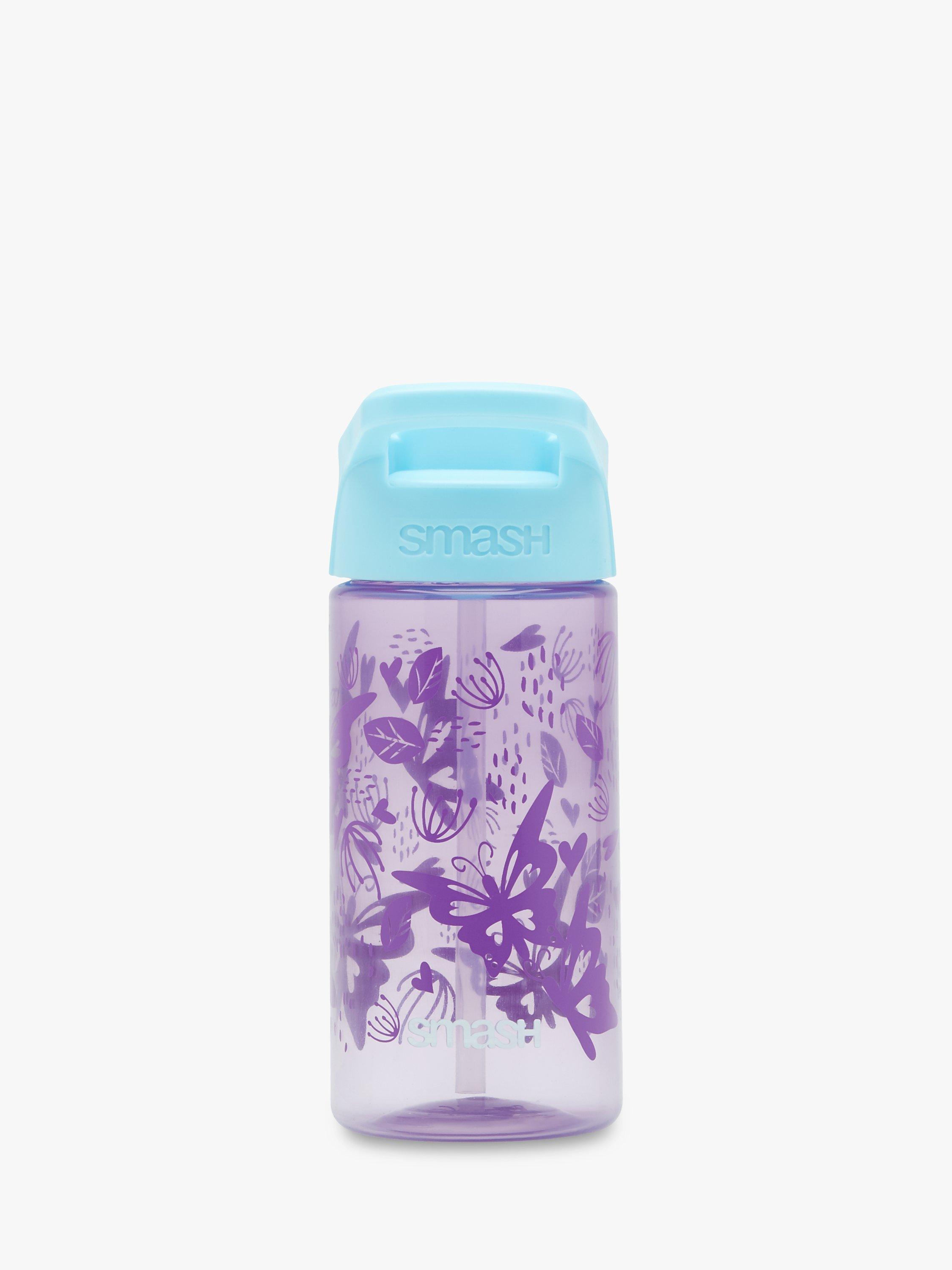 Smash Fashion Butterfly Drinks Bottle, 450ml, Purple/Blue