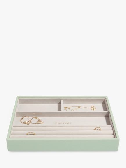 Stackers Classic Ring & Bracelets Layer, Green